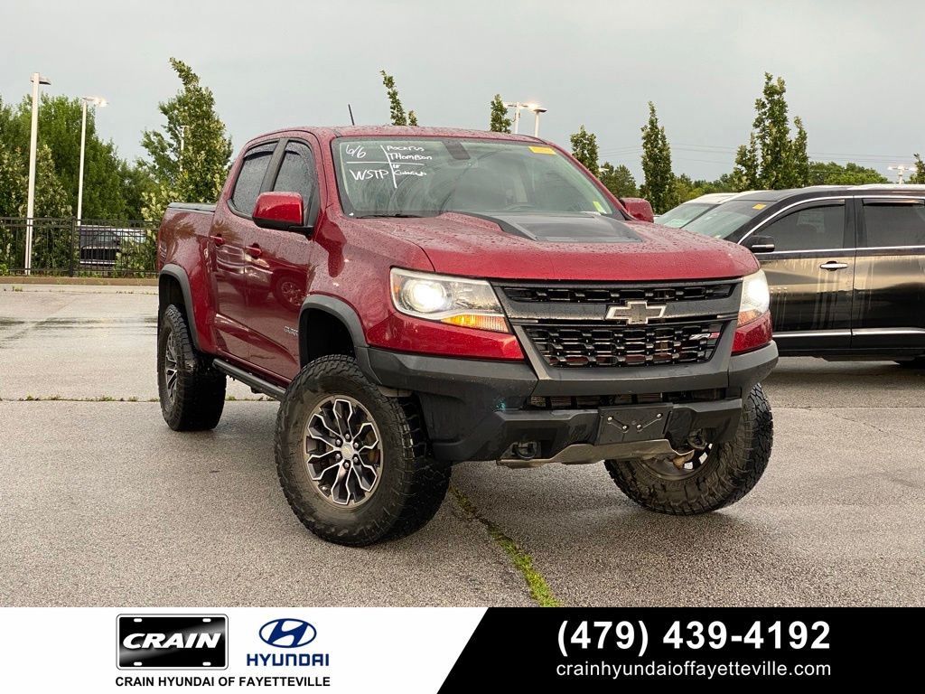 Red Tintcoat 2018 Chevrolet Colorado ZR2 Crew Cab 4WD Pickup Truck Four-Wheel Drive 8-Speed Automatic