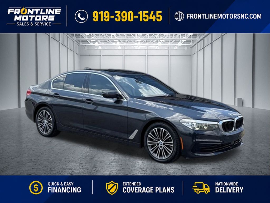 Gray (Dark Graphite Metallic) 2019 BMW 5 Series Sedan Rear-Wheel Drive 8-Speed Automatic