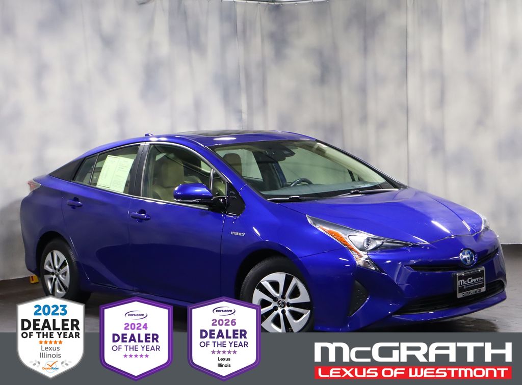 Blue Crush Metallic 2016 Toyota Prius Three FWD Hatchback Front-Wheel Drive Continuously Variable Transmission