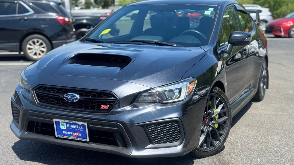 Dark Gray Metallic 2019 Subaru WRX STI AWD Sedan All-Wheel Drive 6-Speed Manual