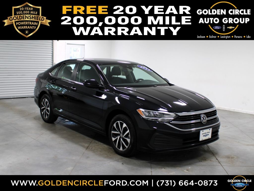 Deep Black Pearl 2024 Volkswagen Jetta S FWD Sedan Front-Wheel Drive 8-Speed Automatic