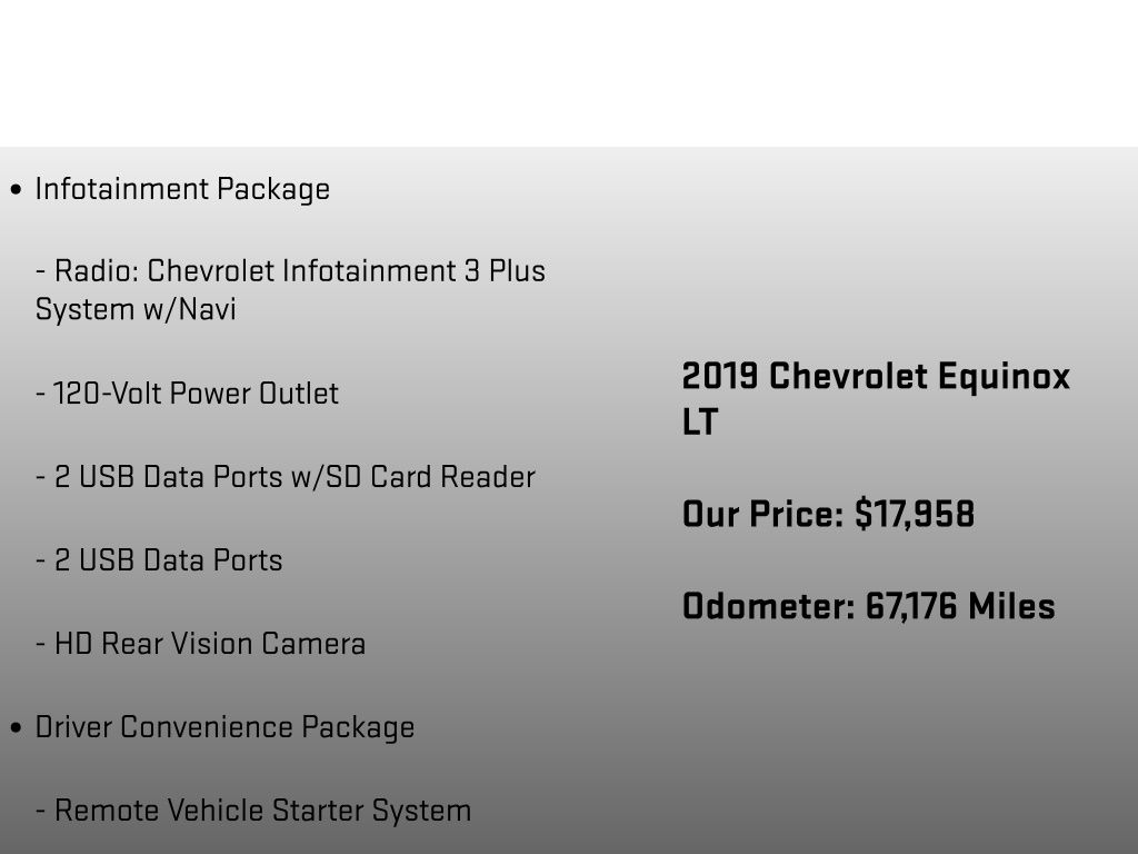 2019 Chevrolet Equinox LT Gray at Bob Ruth Ford