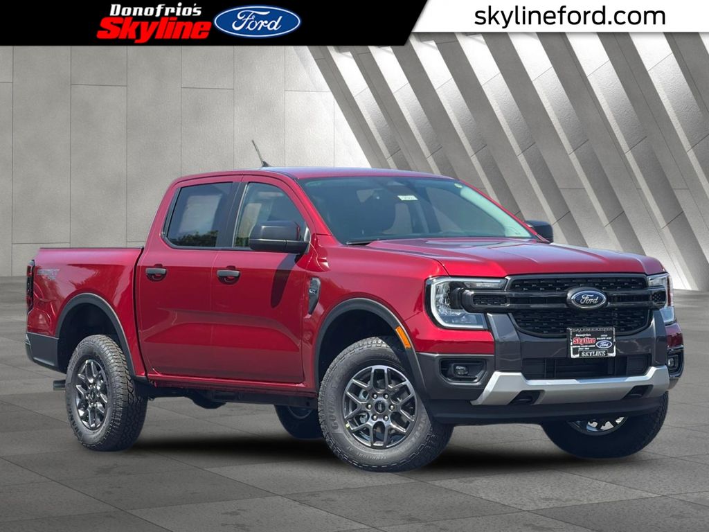 Ruby Red Metallic Tinted Clearcoat 2026 Ford Ranger Pickup Truck Four-Wheel Drive Automatic