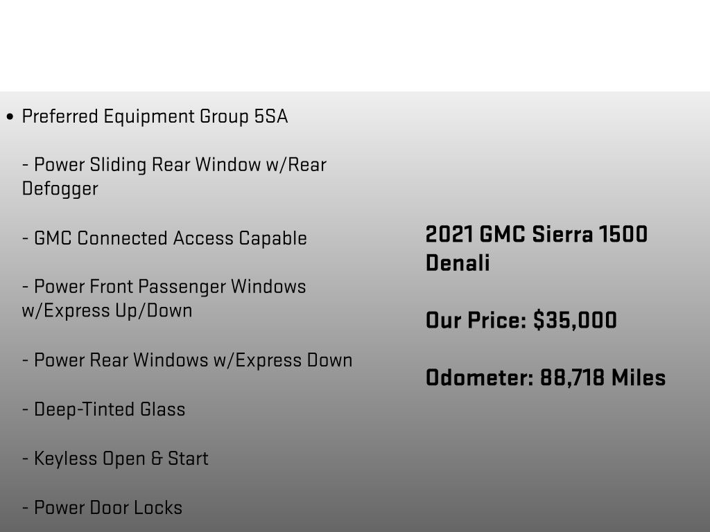2021 GMC Sierra 1500 Denali Blue at Carlisle Cadillac Buick GMC