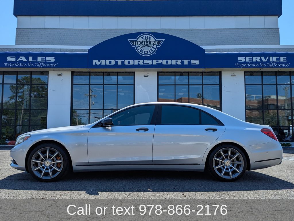 Iridium Silver Metallic 2015 Mercedes-Benz S-Class Sedan All-Wheel Drive 7-Speed Automatic