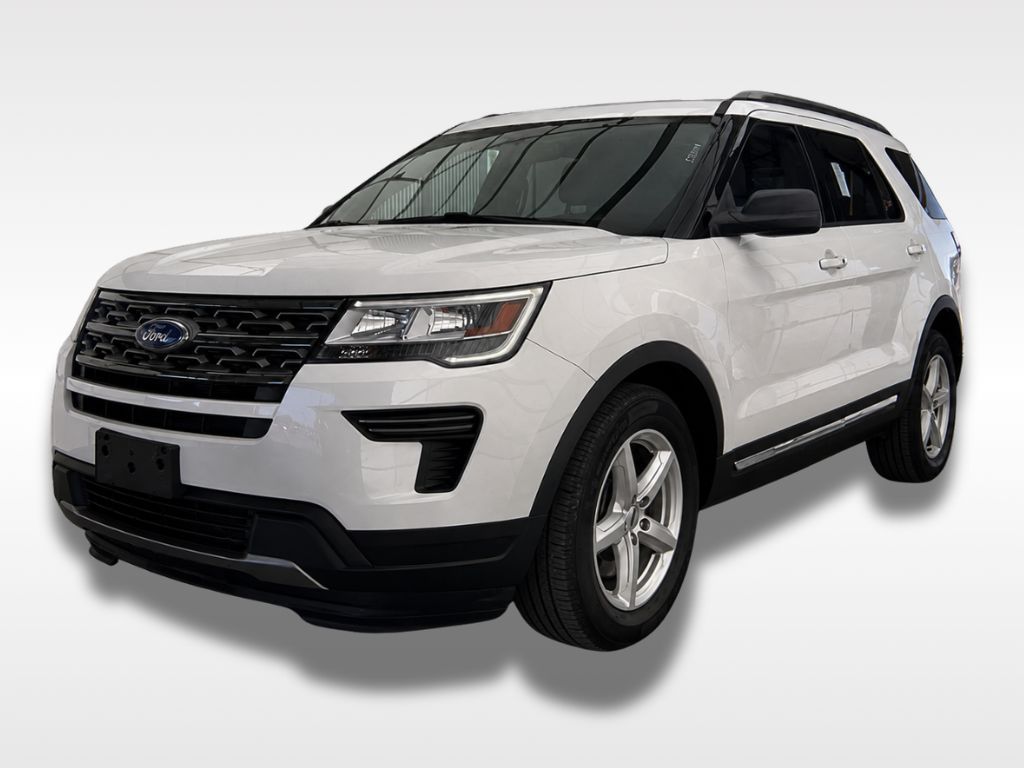 Oxford White 2018 Ford Explorer SUV / Crossover Front-Wheel Drive 6-Speed Automatic