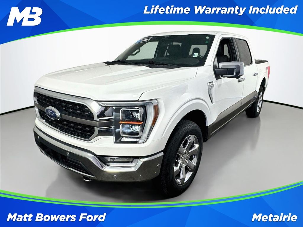 Star White Metallic Tri-Coat 2022 Ford F-150 Pickup Truck Four-Wheel Drive Automatic