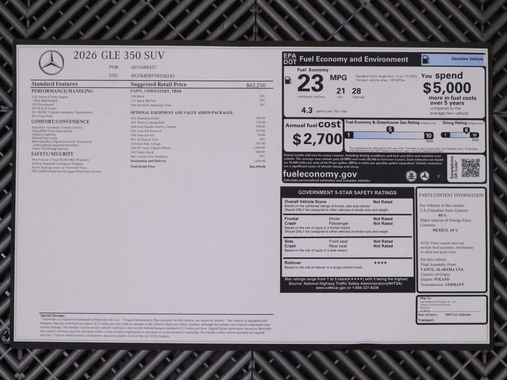 Thumbnail: 2026 Mercedes-Benz GLE - 9