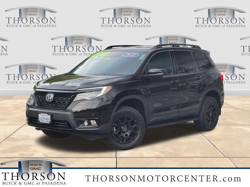 Black Copper Pearl 2021 Honda Passport SUV / Crossover All-Wheel Drive 9-Speed Automatic