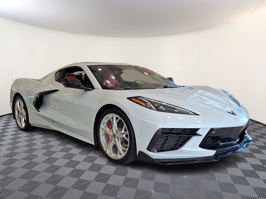 Ceramic White 2023 Chevrolet Corvette Coupe Rear-Wheel Drive 8-Speed Dual Clutch