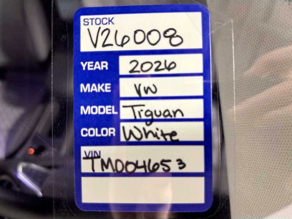 2026 Volkswagen Tiguan 2.0T S