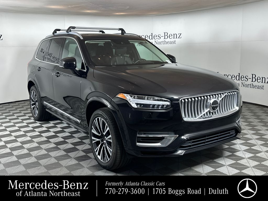 Onyx Black Metallic 2022 Volvo XC90 Recharge Inscription Expression 6-Passenger eAWD SUV / Crossover All-Wheel Drive Automatic