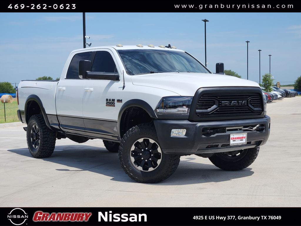 Bright White Clearcoat 2017 RAM 2500 Pickup Truck Four-Wheel Drive 6-Speed Automatic