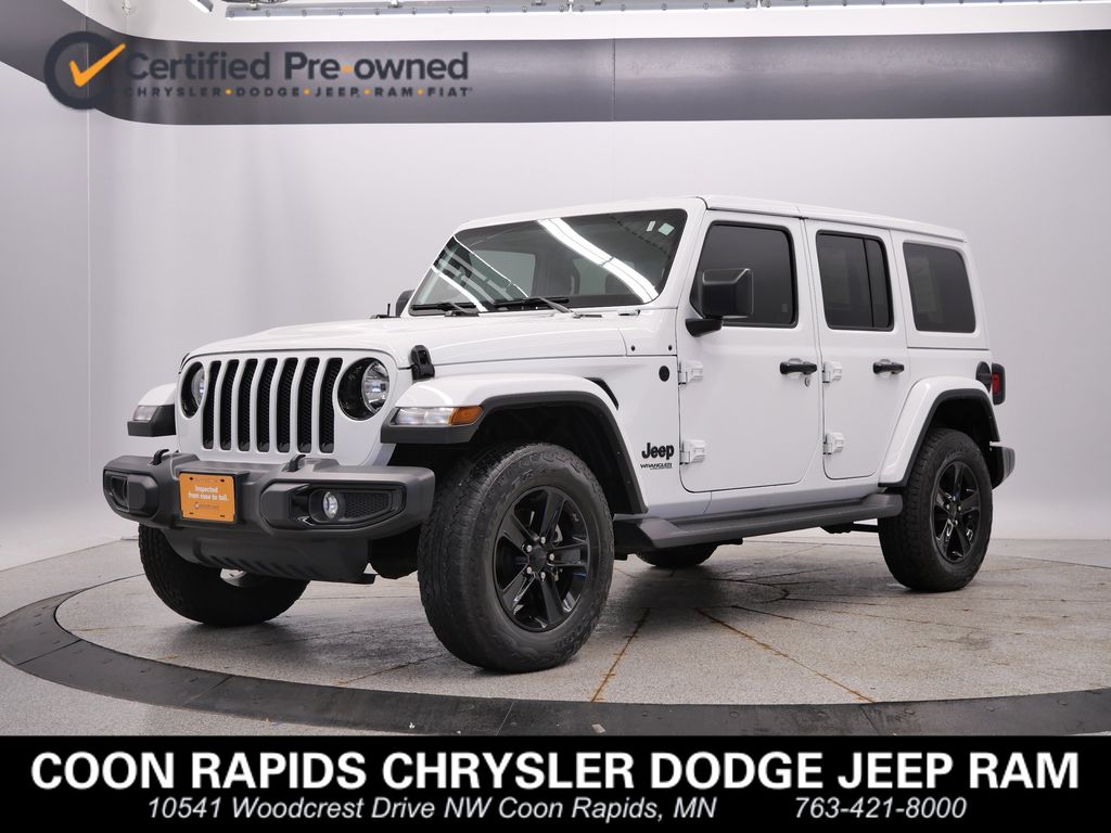Bright White Clearcoat 2021 Jeep Wrangler SUV / Crossover Four-Wheel Drive 8-Speed Automatic
