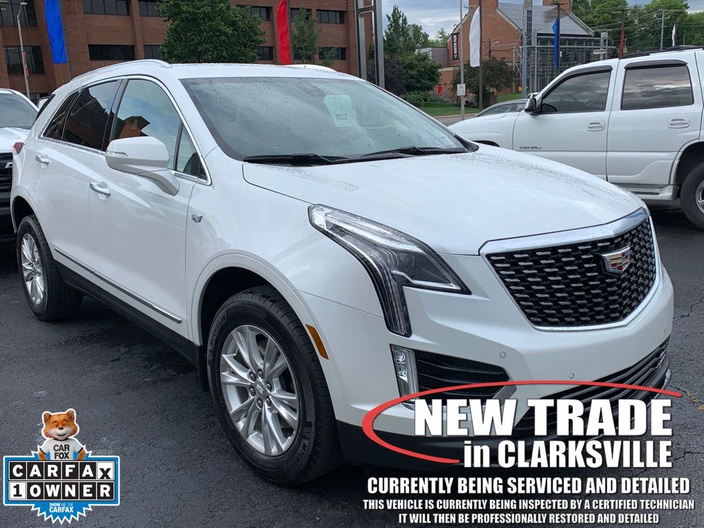 Crystal White 2023 Cadillac XT5 SUV / Crossover Four-Wheel Drive 9-Speed Automatic