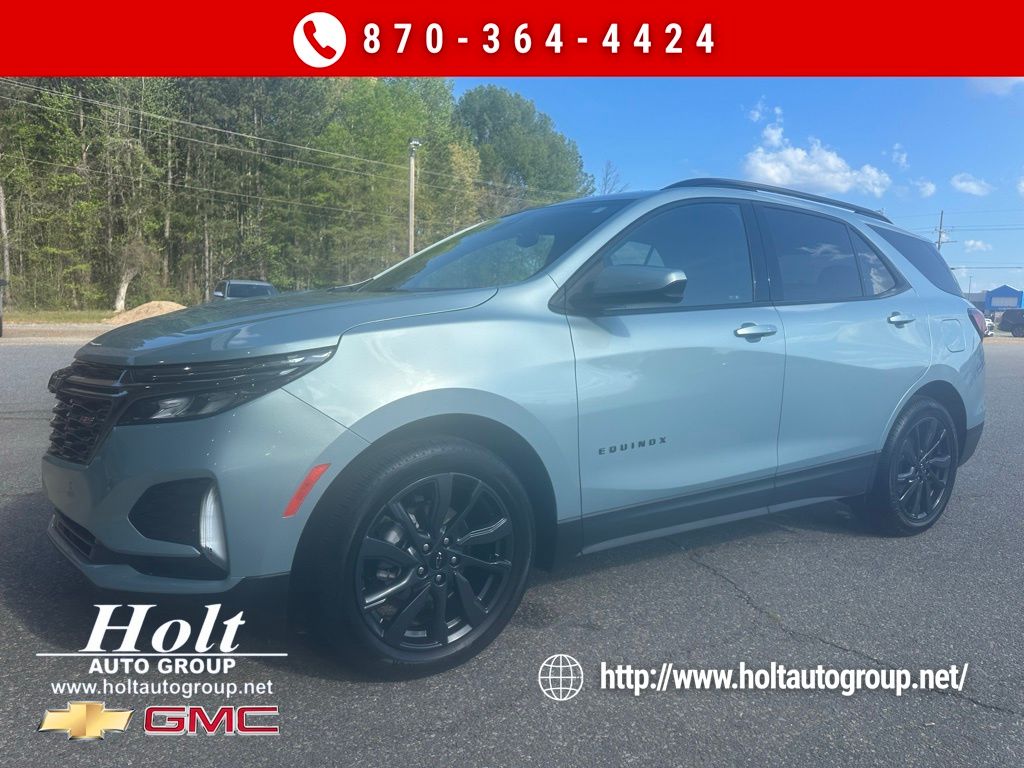 Seaglass Blue Metallic 2022 Chevrolet Equinox RS with 1RS FWD SUV / Crossover Front-Wheel Drive 6-Speed Automatic Overdrive