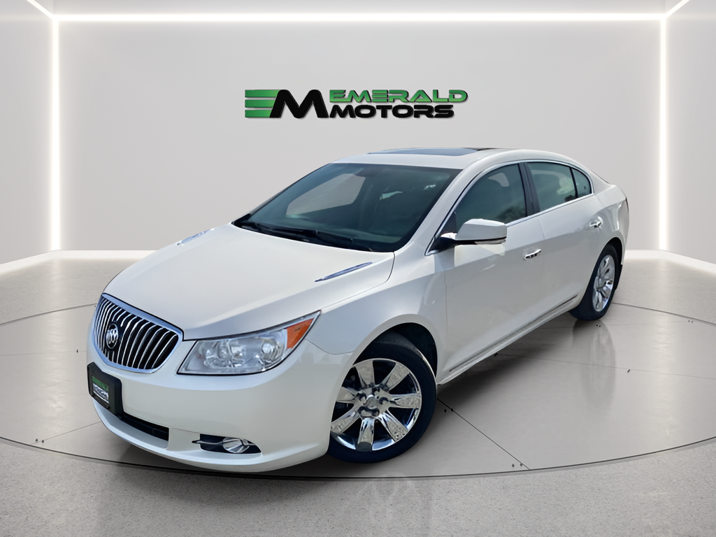 White 2013 Buick LaCrosse Leather FWD Sedan Front-Wheel Drive 6-Speed Automatic