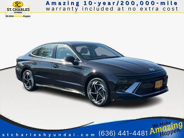 Carbon Blue 2026 Hyundai Sonata SEL Sport FWD Sedan Front-Wheel Drive 8-Speed Automatic