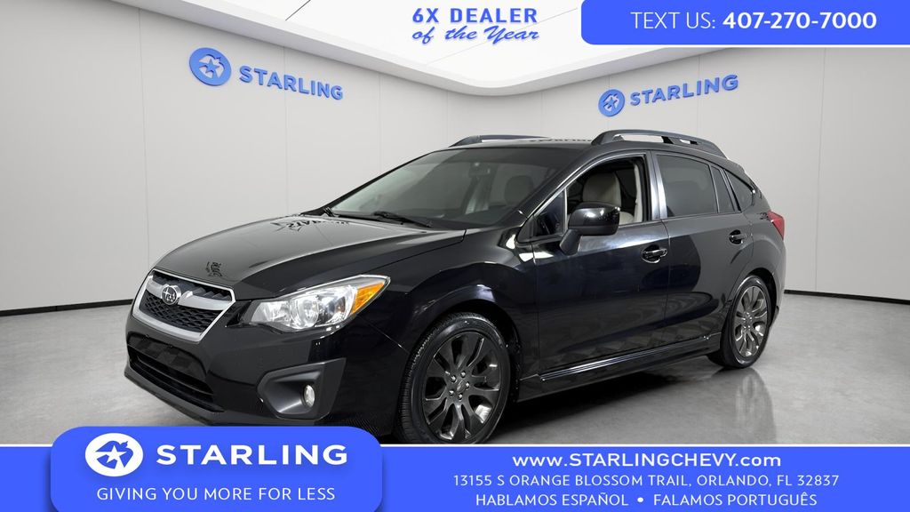 Crystal Black Silica 2013 Subaru Impreza 2.0i Sport Premium Hatchback Hatchback All-Wheel Drive Continuously Variable Transmission