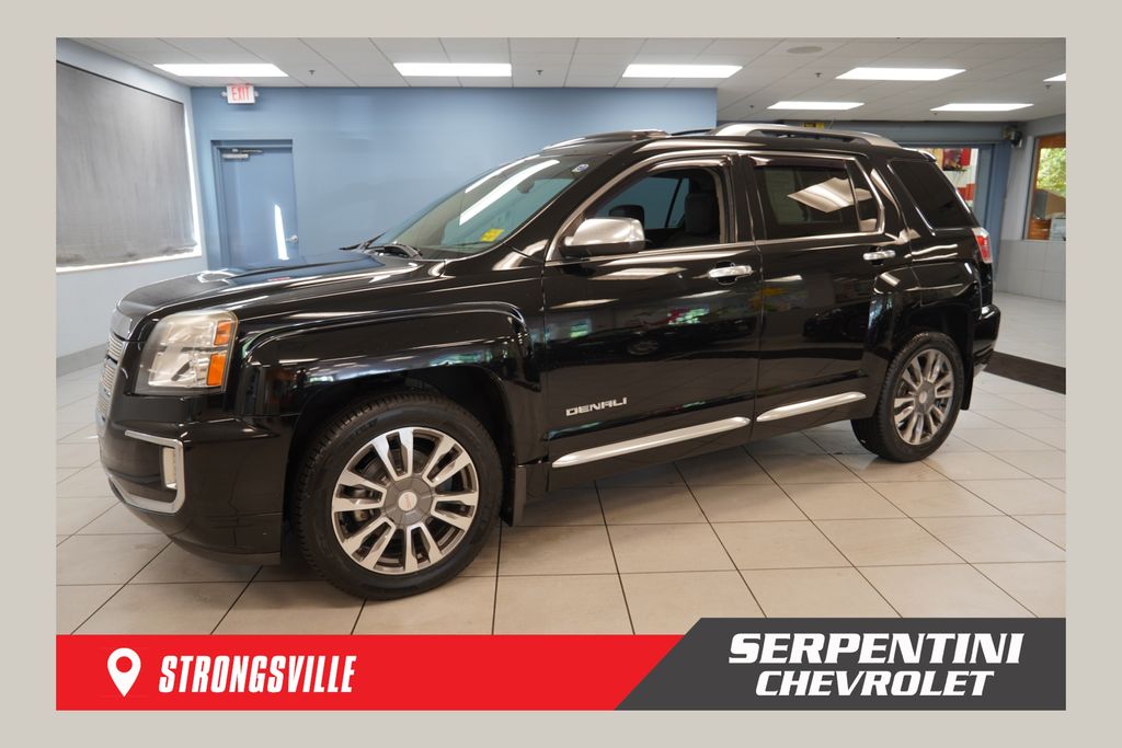 Black (Ebony Twilight Metallic) 2017 GMC Terrain SUV / Crossover All-Wheel Drive 6-Speed Automatic