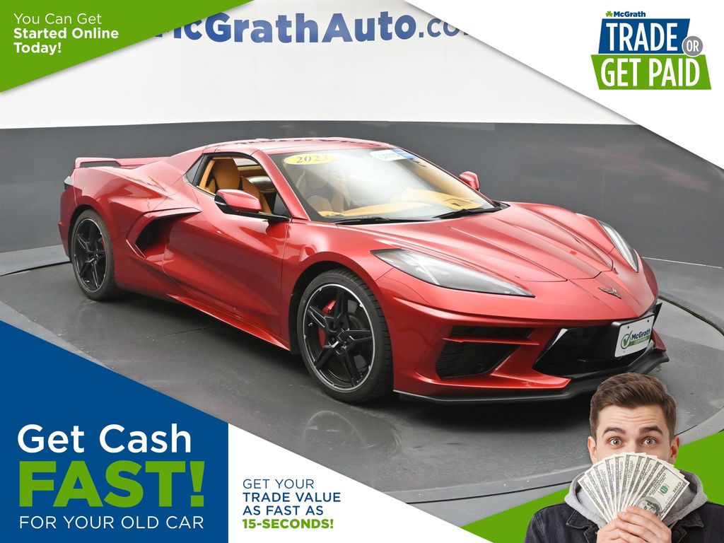 Red Mist Metallic Tintcoat 2023 Chevrolet Corvette Convertible Rear-Wheel Drive 8-Speed Dual Clutch