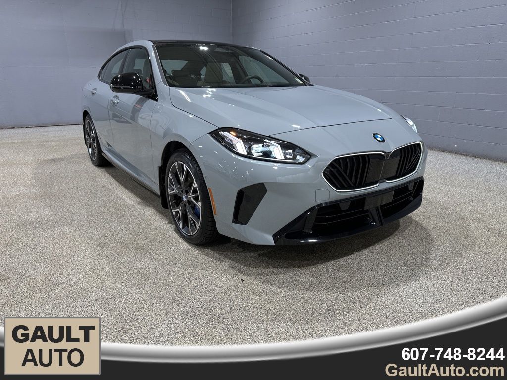 Gray (Brooklyn Grey Metallic) 2026 BMW 2 Series Sedan All-Wheel Drive 7-Speed Automatic