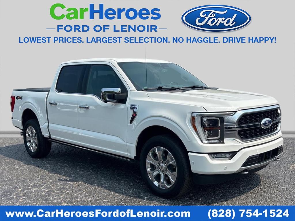 Star White Metallic Tri-Coat 2021 Ford F-150 Pickup Truck Four-Wheel Drive Automatic