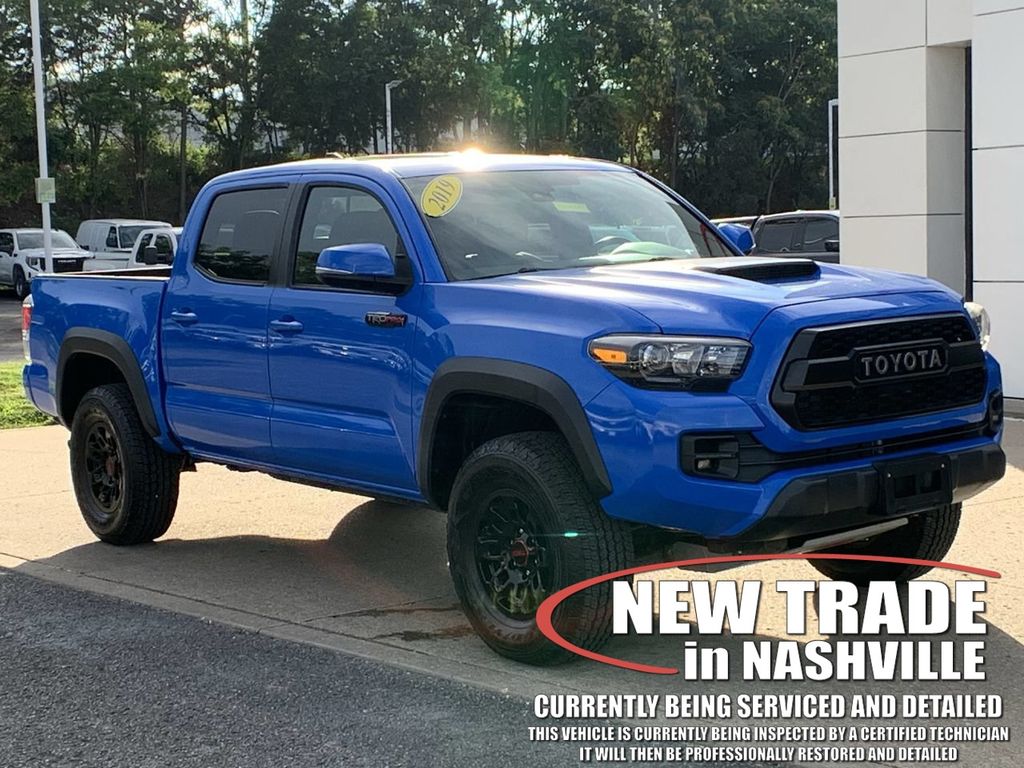 Voodoo Blue 2019 Toyota Tacoma Pickup Truck Four-Wheel Drive 6-Speed Automatic
