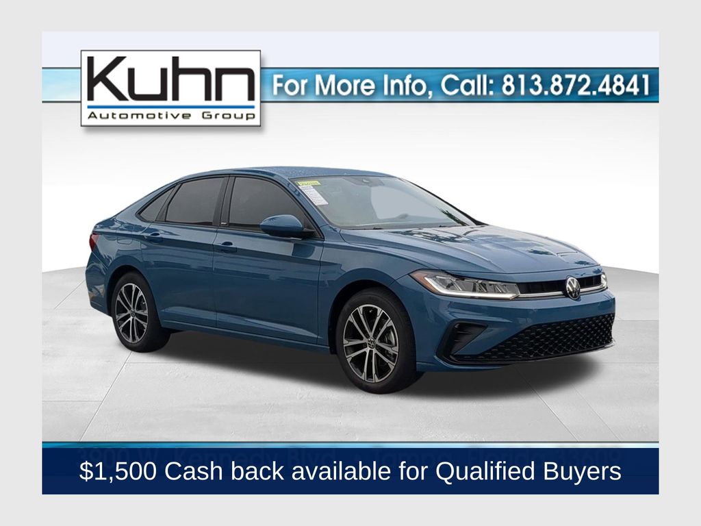 Monterey Blue Pearl 2026 Volkswagen Jetta Sedan Front-Wheel Drive 8-Speed Automatic