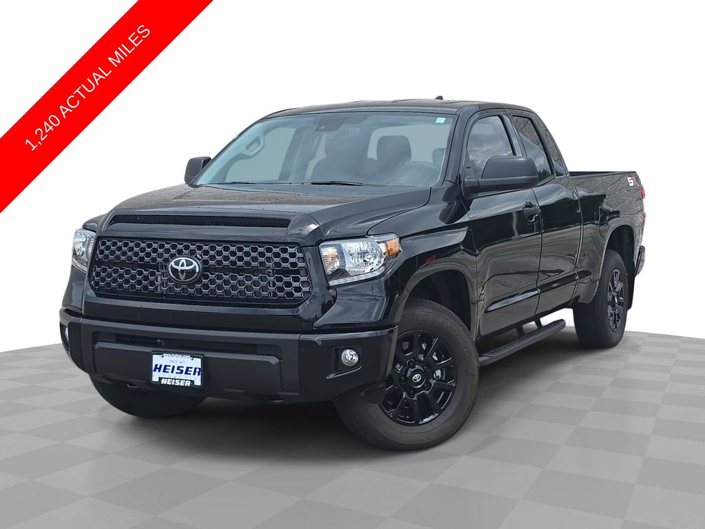Midnight Black Metallic 2021 Toyota Tundra Pickup Truck Four-Wheel Drive 6-Speed Automatic