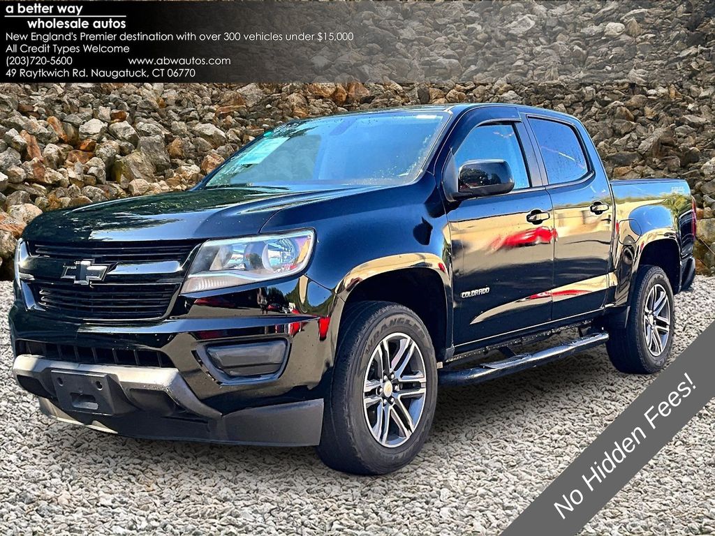 Black 2019 Chevrolet Colorado Pickup Truck Four-Wheel Drive 8-Speed Automatic