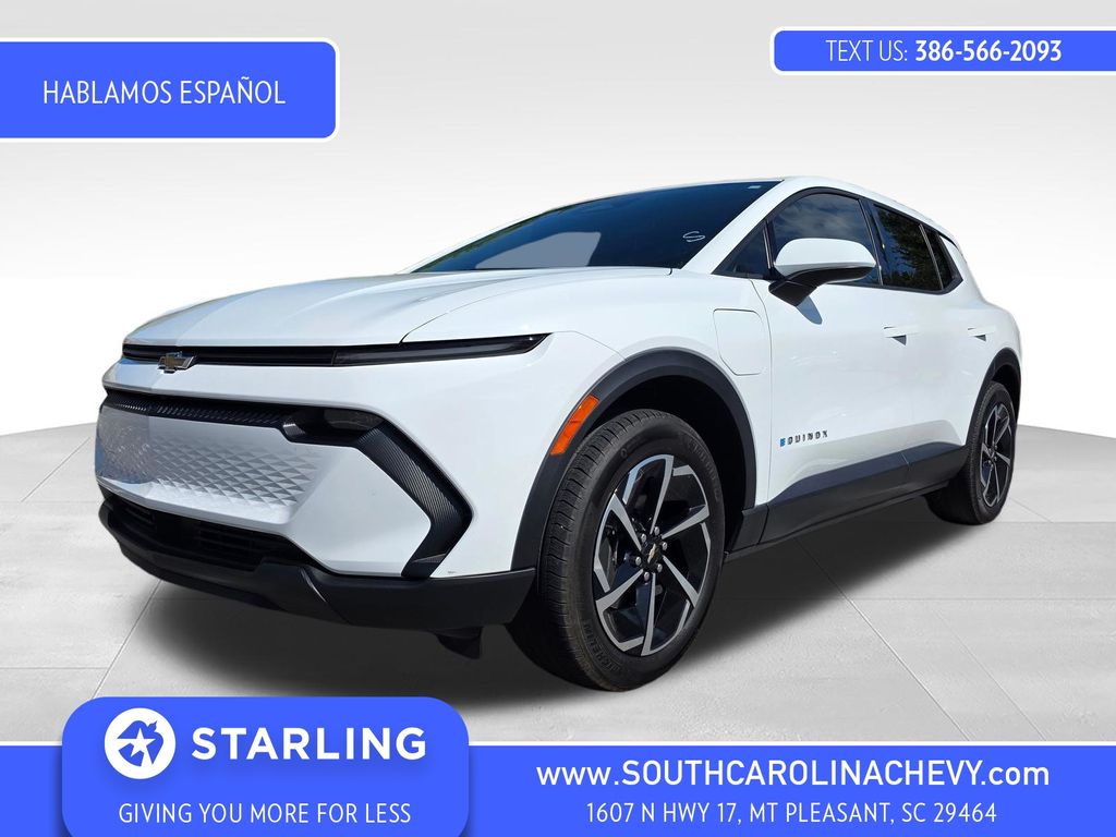 Summit White 2025 Chevrolet Equinox EV SUV / Crossover Front-Wheel Drive 1-Speed Automatic