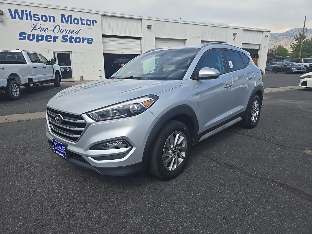 Molten Silver 2018 Hyundai Tucson SUV / Crossover All-Wheel Drive 6-Speed Automatic