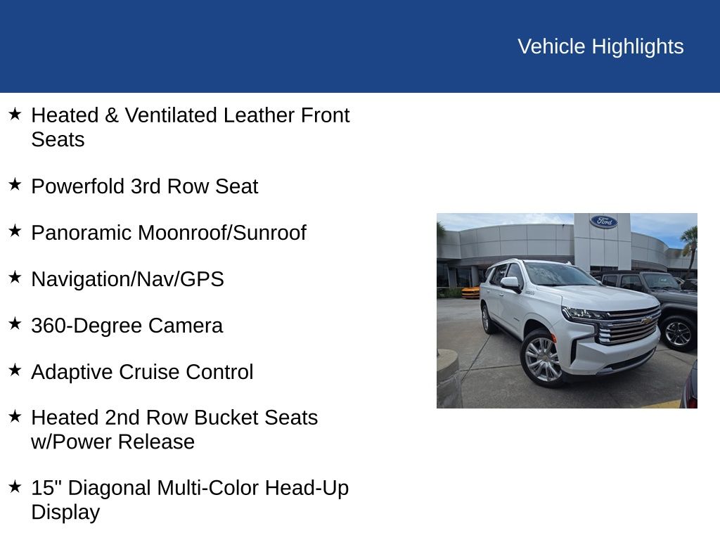 2024 Chevrolet Tahoe 2WD High Country