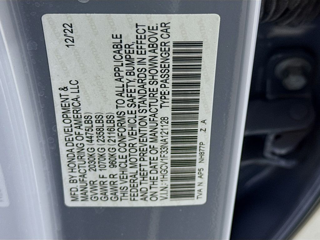 Used Car 2022 Honda Accord  Sport For Sale Under $30,000 In Austin, Texas