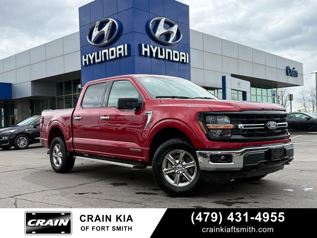 Red Metallic 2025 Ford F-150 Pickup Truck Four-Wheel Drive Automatic