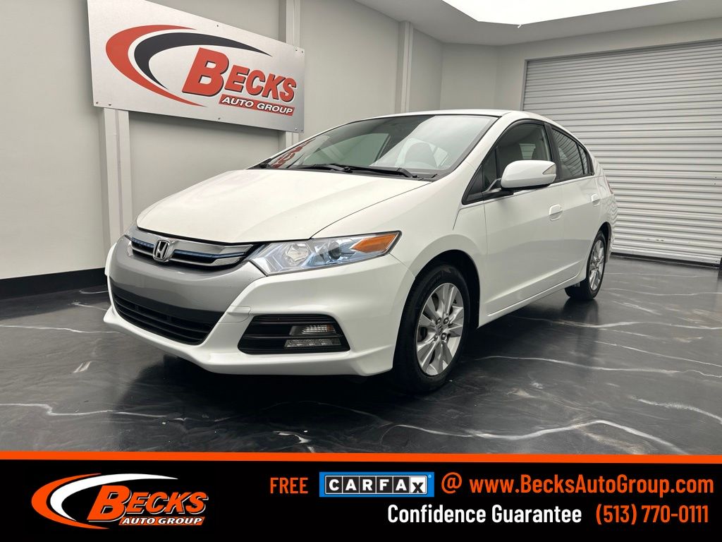 White 2012 Honda Insight Hatchback Front-Wheel Drive Continuously Variable Transmission