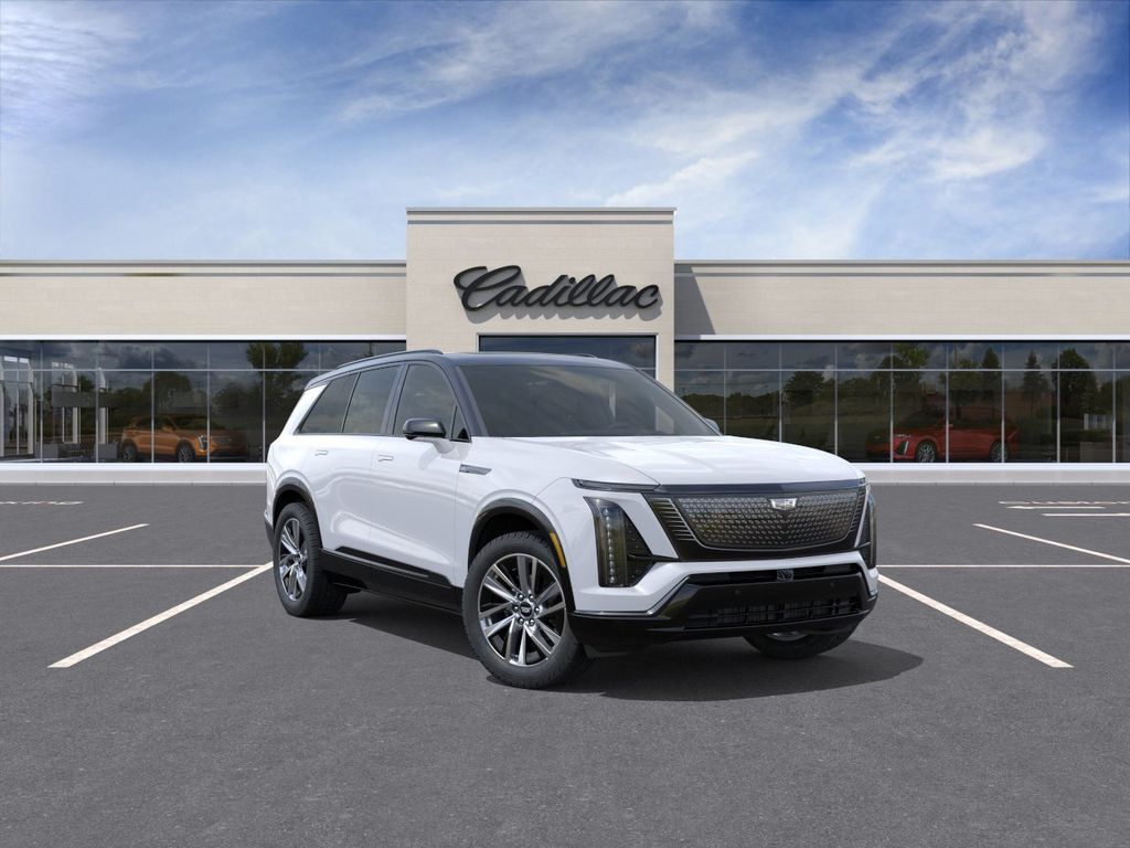 Vibrant White Tricoat 2027 Cadillac VISTIQ SUV / Crossover All-Wheel Drive 1-Speed Automatic