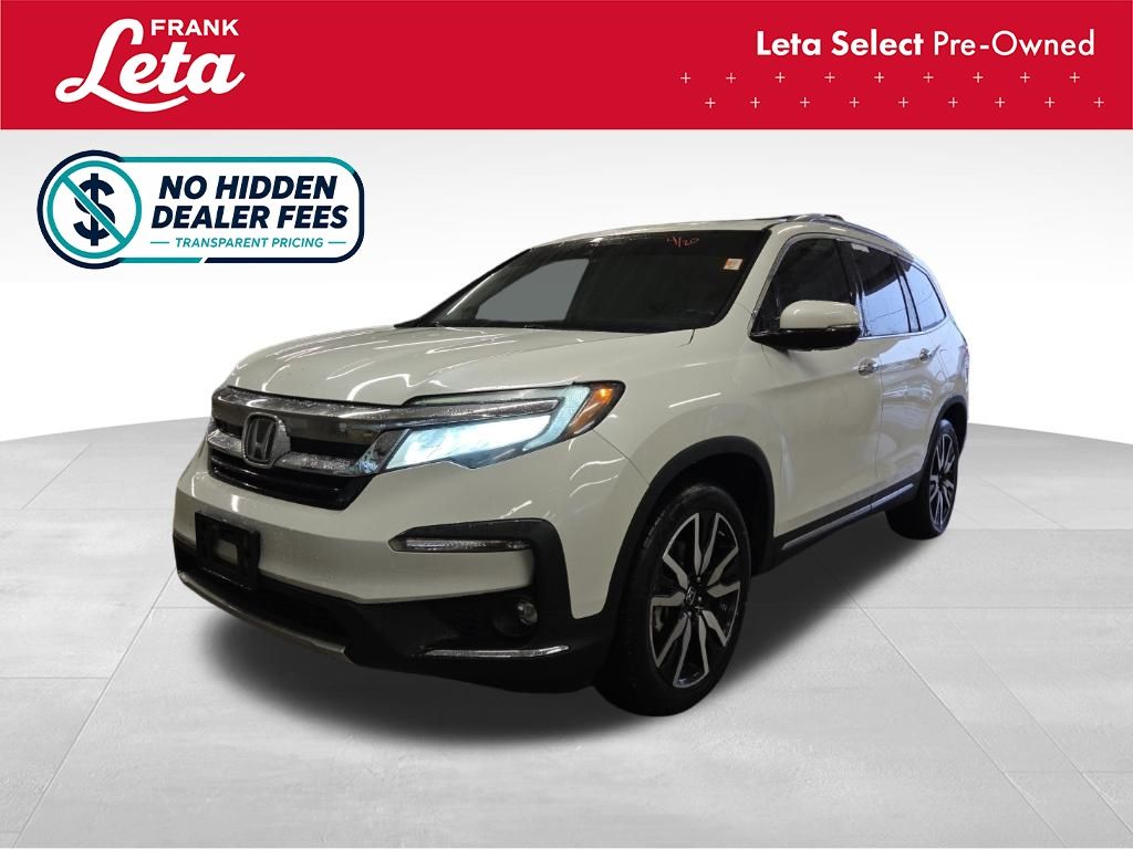 Platinum White Pearl 2022 Honda Pilot Touring FWD SUV / Crossover Front-Wheel Drive 9-Speed Automatic
