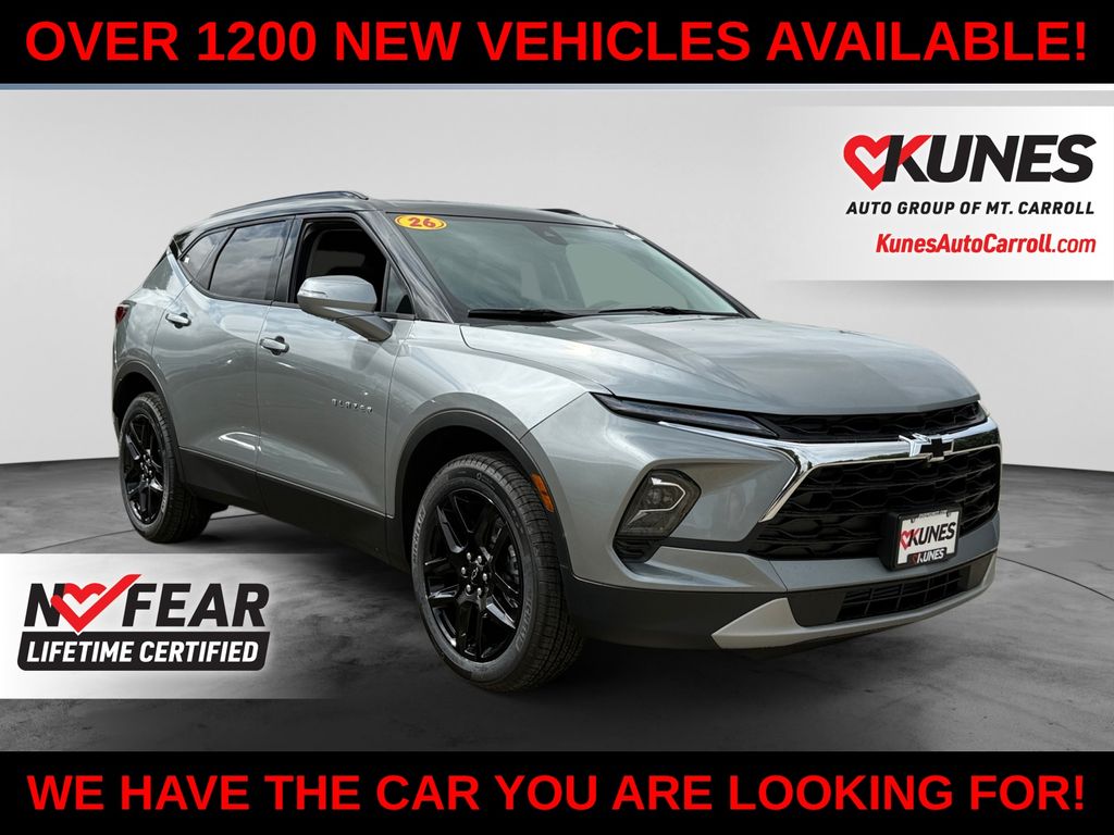 Sterling Gray Metallic 2026 Chevrolet Blazer SUV / Crossover 9-Speed Automatic Overdrive
