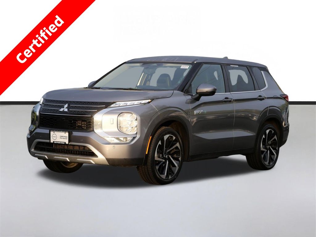 Mercury Gray Metallic 2023 Mitsubishi Outlander Hybrid Plug-in SUV / Crossover All-Wheel Drive 1-Speed Automatic