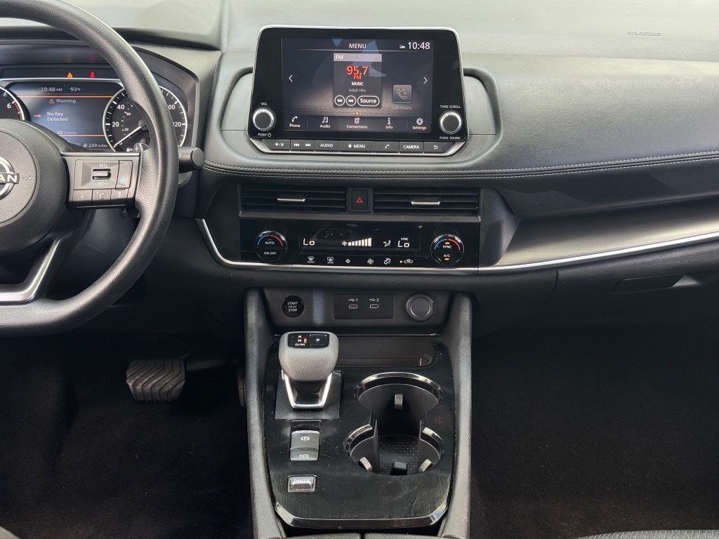 2024 Nissan Rogue SV White at Central Houston Nissan