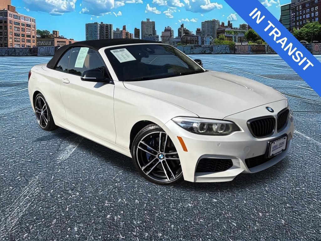 White Metallic 2020 BMW 2 Series Convertible All-Wheel Drive 8-Speed Automatic