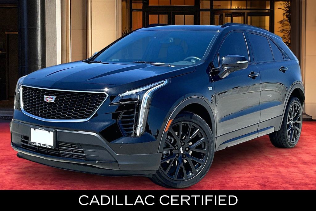 Stellar Black Metallic 2023 Cadillac XT4 Sport FWD SUV / Crossover Front-Wheel Drive 9-Speed Automatic