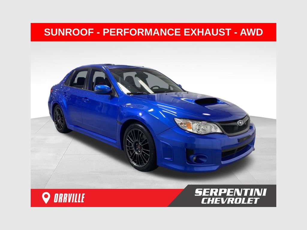 WR Blue Pearl 2014 Subaru Impreza WRX STI Sedan All-Wheel Drive 6-Speed Manual