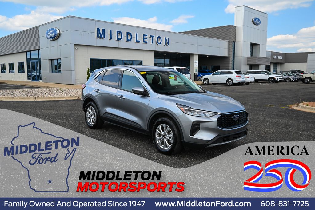 Iconic Silver Metallic 2023 Ford Escape SUV / Crossover All-Wheel Drive 8-Speed Automatic