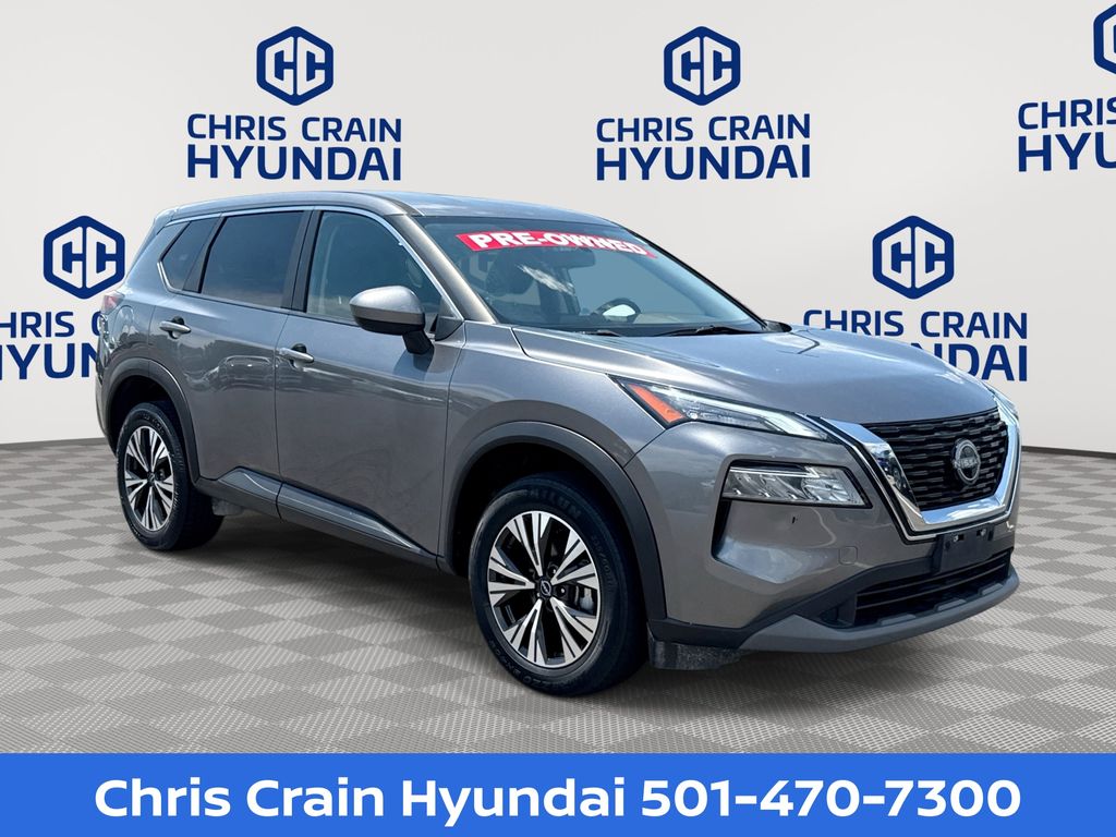 Gray (Gun Metallic) 2023 Nissan Rogue SUV / Crossover Front-Wheel Drive Continuously Variable Transmission