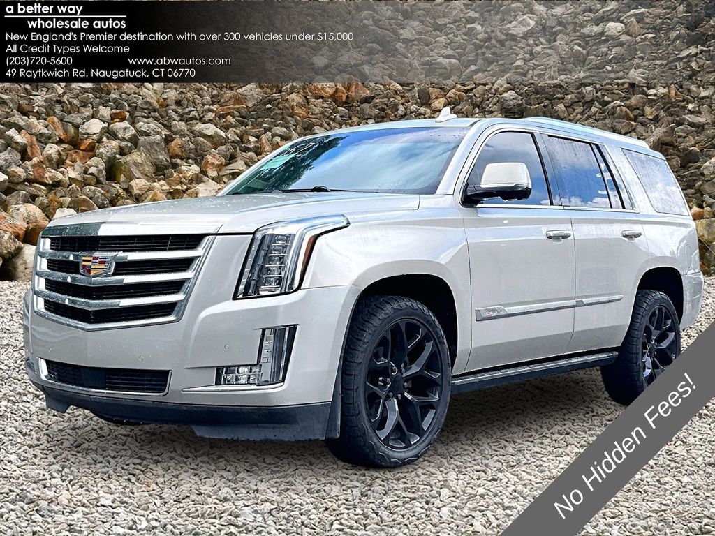 Silver Coast Metallic 2015 Cadillac Escalade SUV / Crossover Four-Wheel Drive 8-Speed Automatic