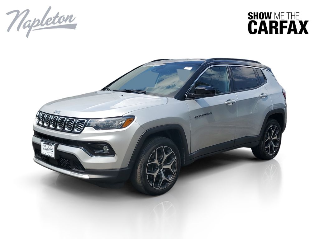 Silver Zynith Metallic Clearcoat 2025 Jeep Compass SUV / Crossover Four-Wheel Drive 8-Speed Automatic