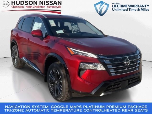 2025 Scarlet Ember Tintcoat Nissan Rogue Platinum SUV